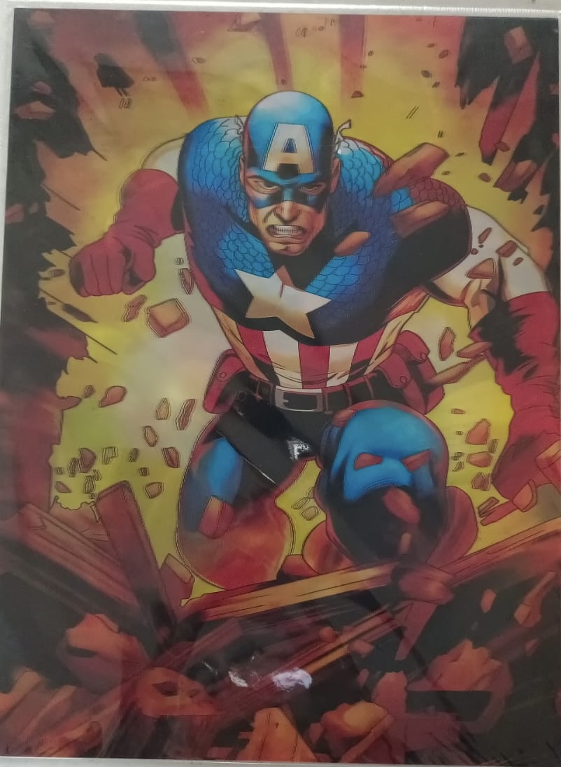 Captain America | Rage Smash Variant | 3D Poster