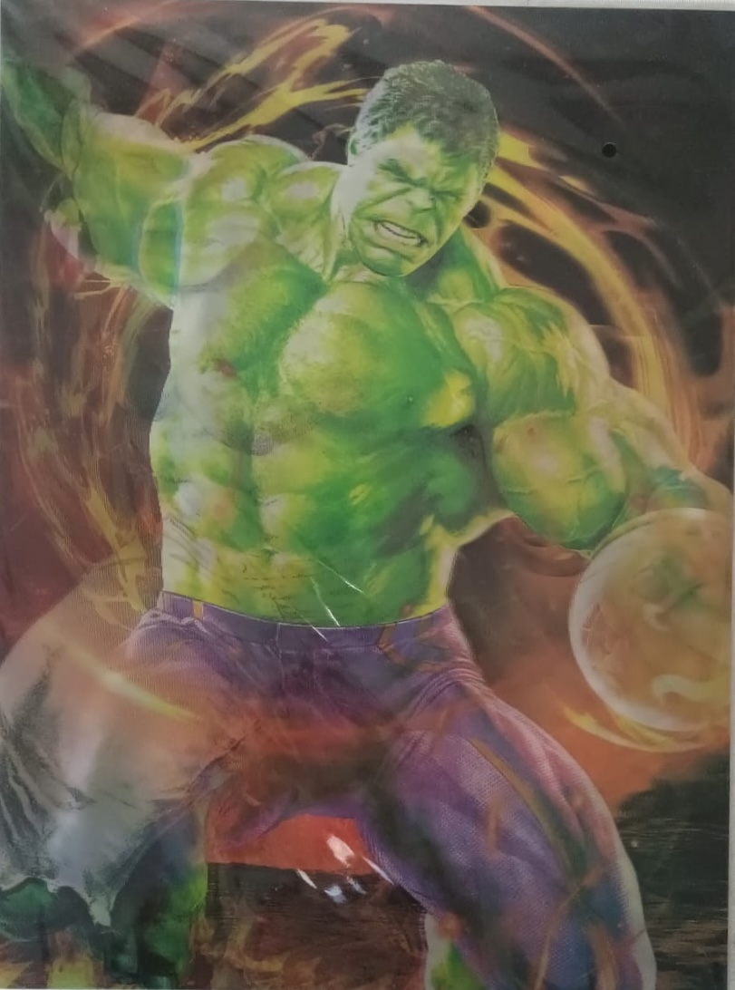 Hulk | Green Rage Smash Variant | 3D Poster